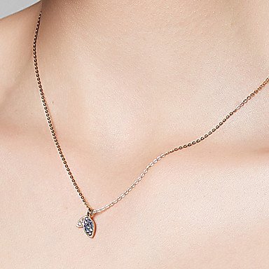 Pendant necklace, necklace, stainless steel, stainless steel, 40 cm slim four-leaf clover necklace jewelry gifts, household