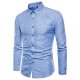 Large size men cotton shirts, dot, long sleeve