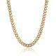 Classical hollow necklace, strand necklace, simple-plated stainless steel, stainless steel, 51 cm necklace jewelry classic day
